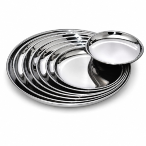 Stainless Steel Dinner Plates